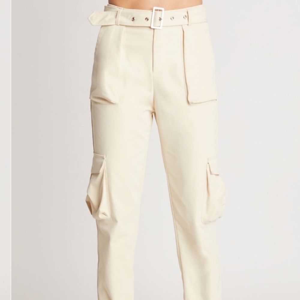 Choosy Bridget Pants in Off White - Picture 4 of 6